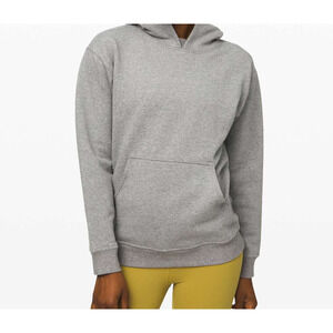 Lululemon All Yours Gray Pullover Hoodie Fleece 6